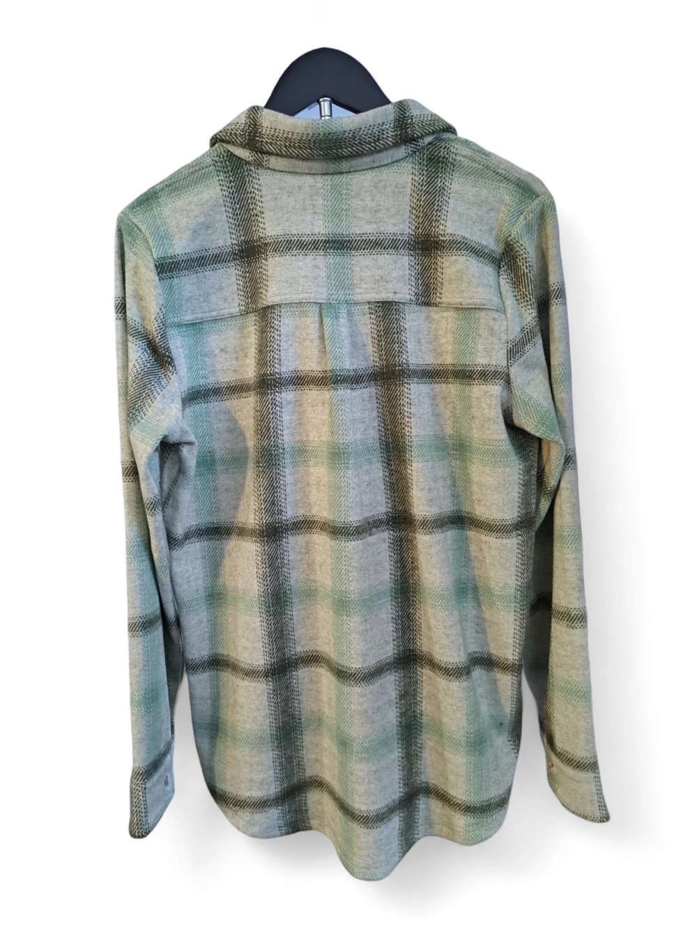 Thread & Supply Plaid Flannel Shacket Green Womens Size Medium - Picture 3 of 10